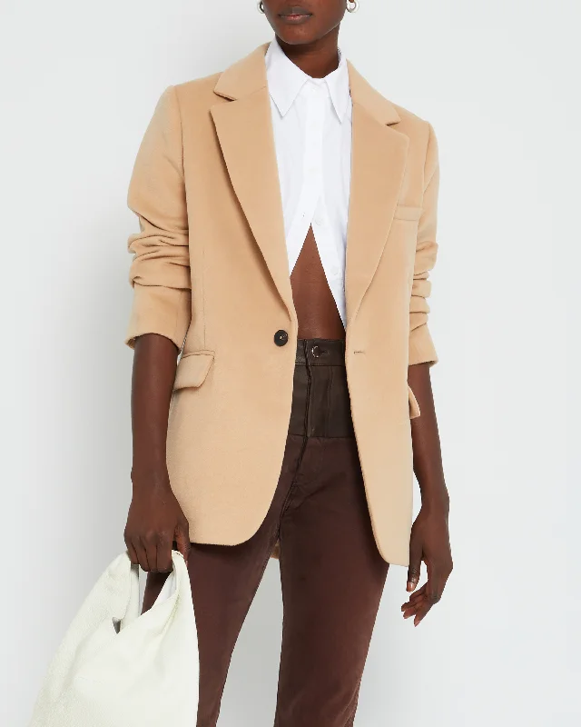 Marisol Blazer Coat Dapper Women's Bow - adorned