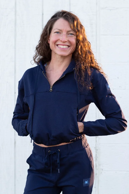 League Hoodie (midnight sky) Vintage Women's 1970S 