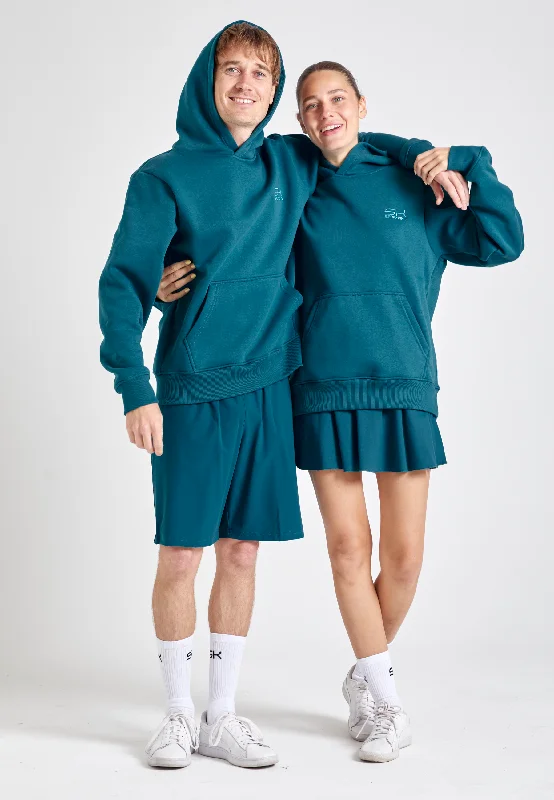 Hoodie unisex, petrol grün British Gentlewoman Style