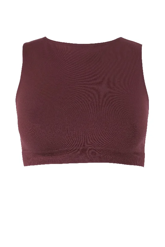 INSPIRE Bikini Bra Top | Maroon Sleek Women's 