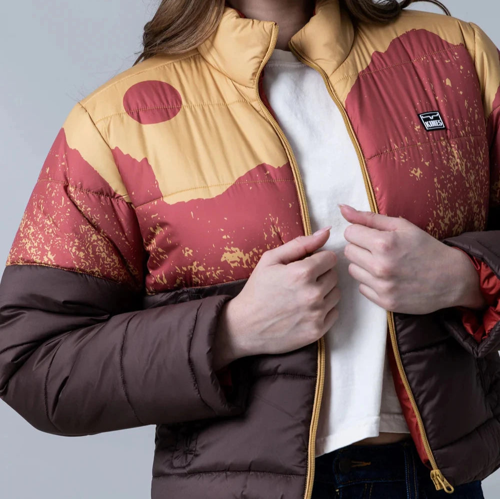 Kimes Ranch Women's Valencia Puffy Jacket in Gold Modern Women's 