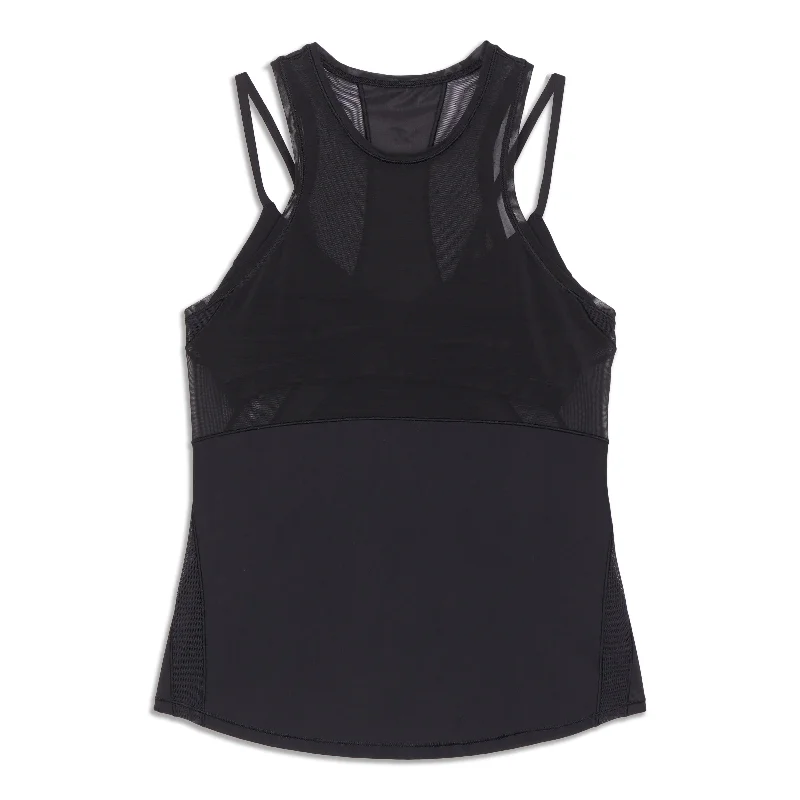 Fresh In Mesh Tank Top - Resale Confident Women's Power