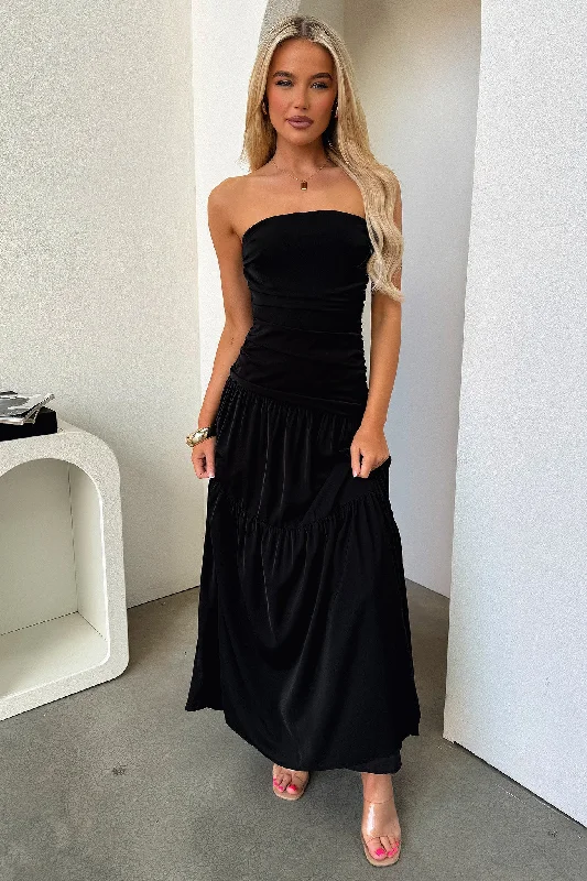 Charlotte Maxi Dress - Black Confident Women's Power
