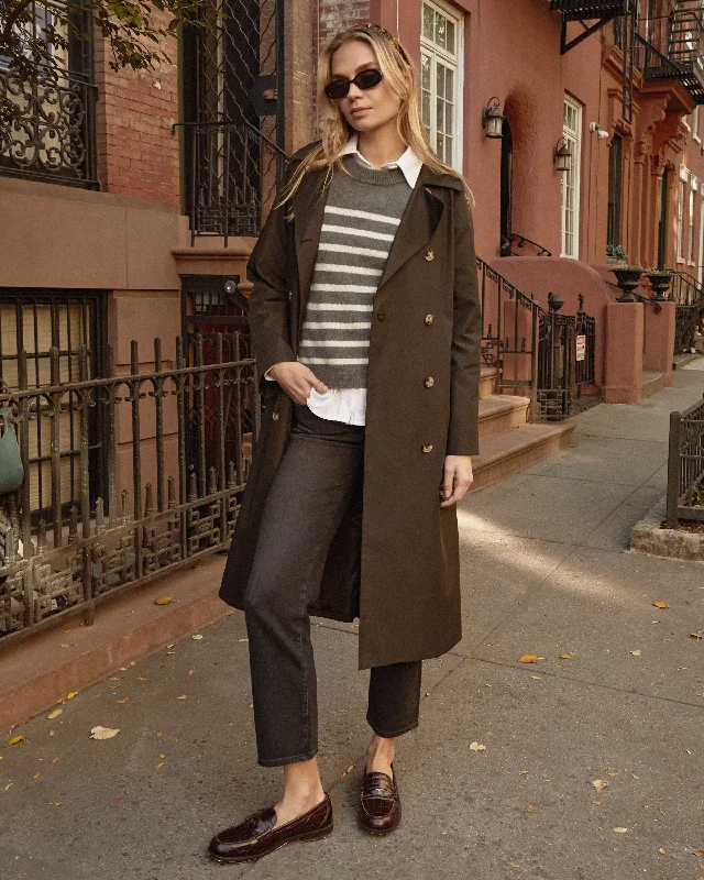 Louie Trench Coat Sharp Women's Italian