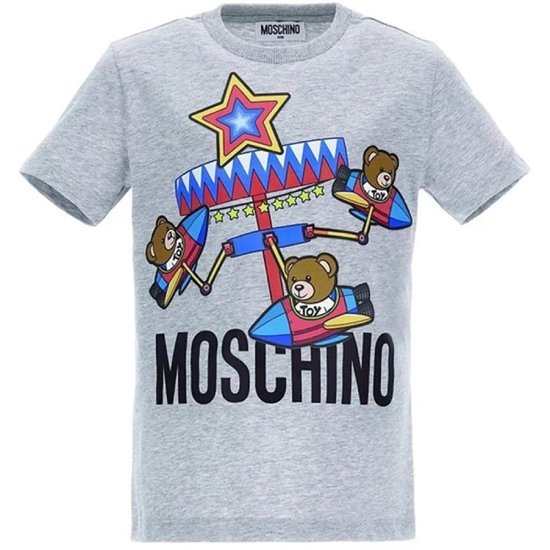 Moschino Grey T-Shirt Youthful Women's Pop