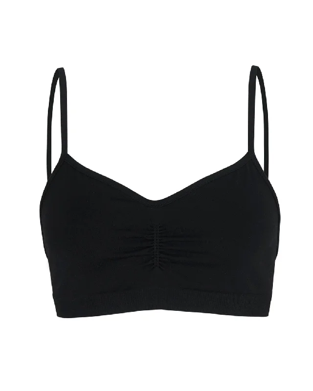 POISE Bra Top | Black Trendy Women's Oversized