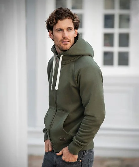 Men's Nimbus Williamsburg Heavyweight 310gsm Full Zip Organic Cotton Hoody {NB55M} Practical Women's Multi - 