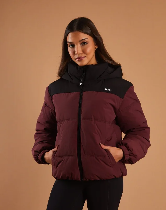 Rue Jacket Deep Maroon Feminine Women's Style 