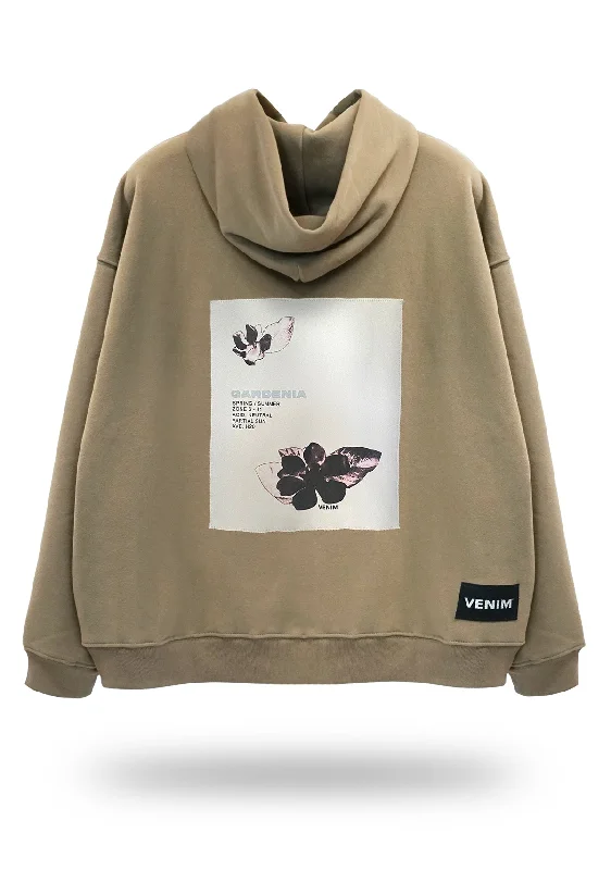 Plantae Gardenia Ultrawide Camel Hoodie Athletic Women's 