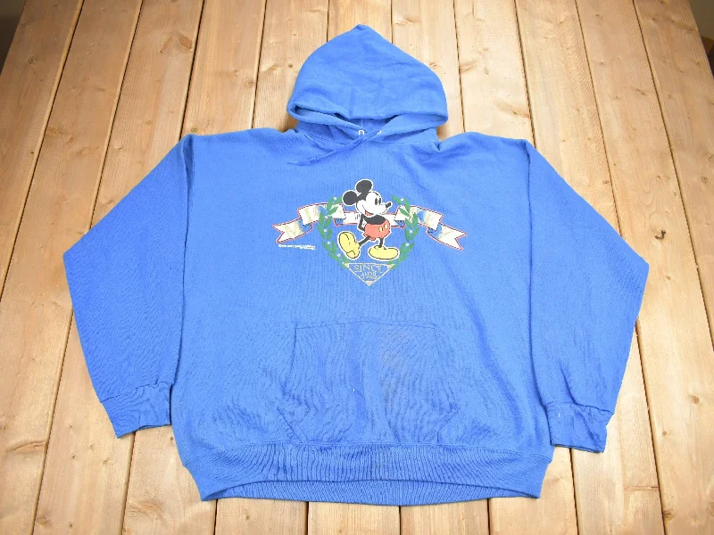 Vintage 1990s Mickey Mouse Graphic Hoodie Modern Women's 