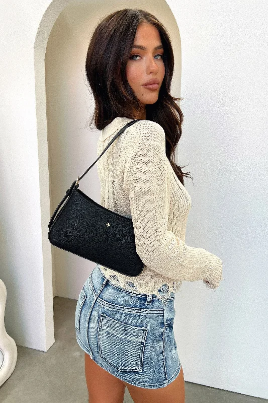Peta + Jain Lilu Bag - Black Pebble Cool Women's Distressed