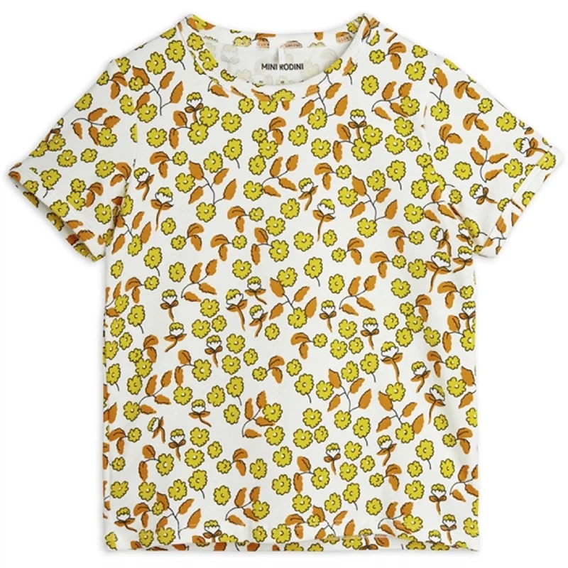Mini Rodini Multi Flowers Aop T-shirt Preppy Women's College
