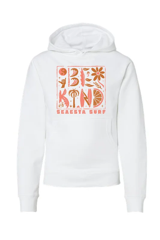 Seaesta Surf Beach Vibes Hoodie / Youth / Coconut Milk Rugged Women's Outdoor 