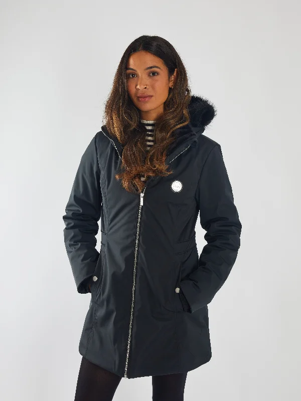 Oona Jacket Jet Black Traditional Women's 