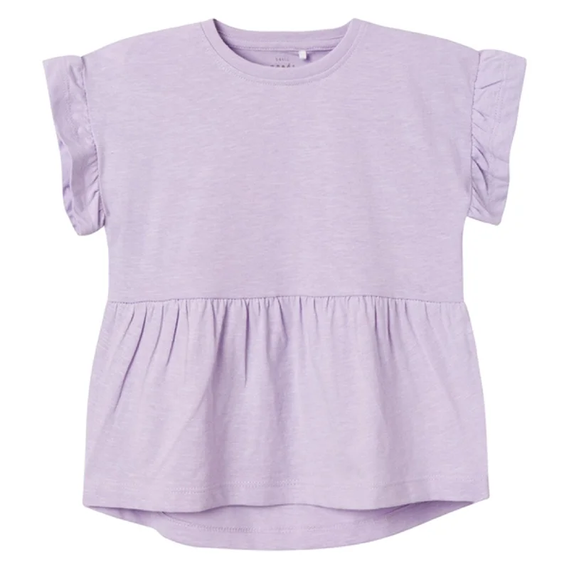Name it Orchid Bloom Vavina Top Classic Women's Pin - striped