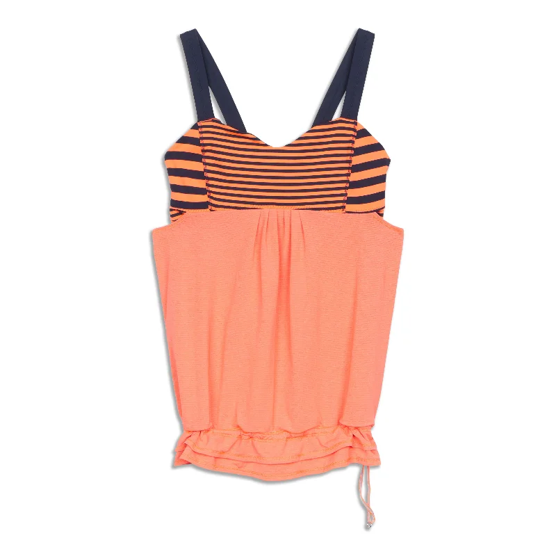 Run Back On Track Tank Top - Resale Stylish Women's Neon