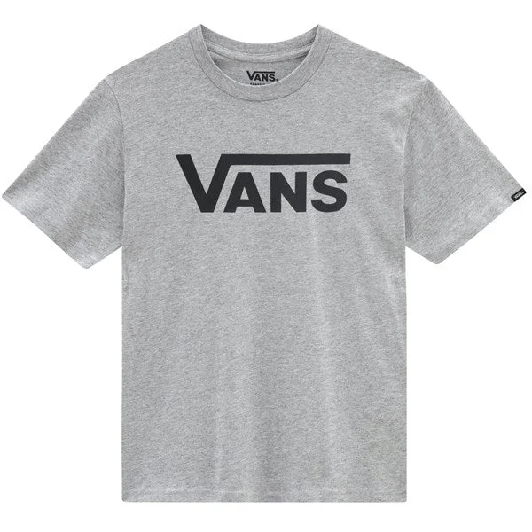 VANS Classic T-shirt Athletic Heather Black Hip Women's Urban