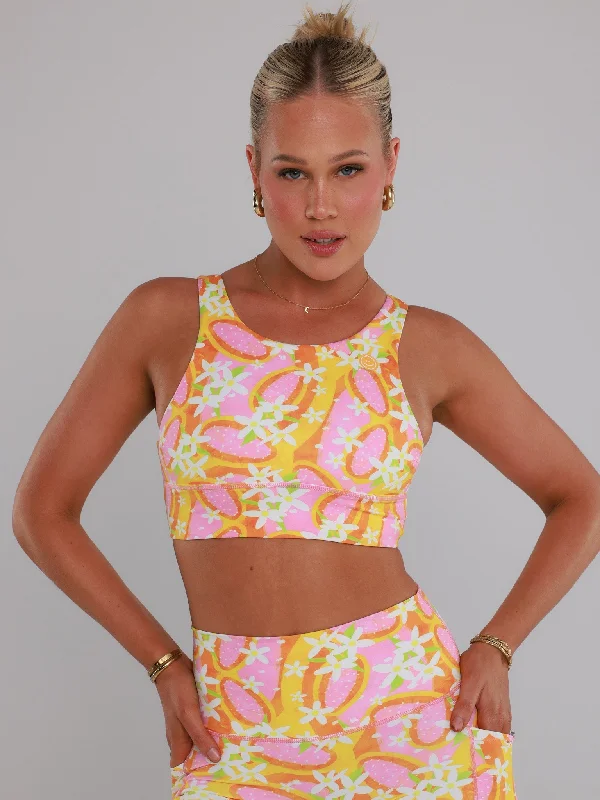 VANILLA HIGH NECK TOP Hip Women's Retro