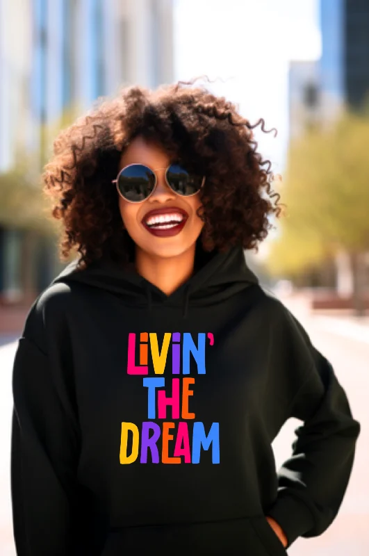 Livin’ The Dream Hoodie Youthful Women's Anime - inspired