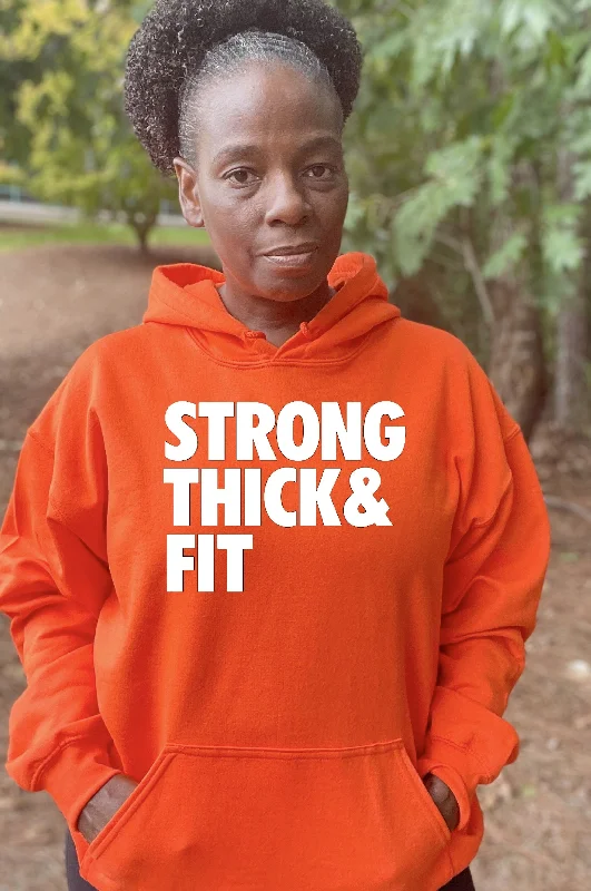 Strong Thick Fit Bright Colors Hoodie Confident Women's Power