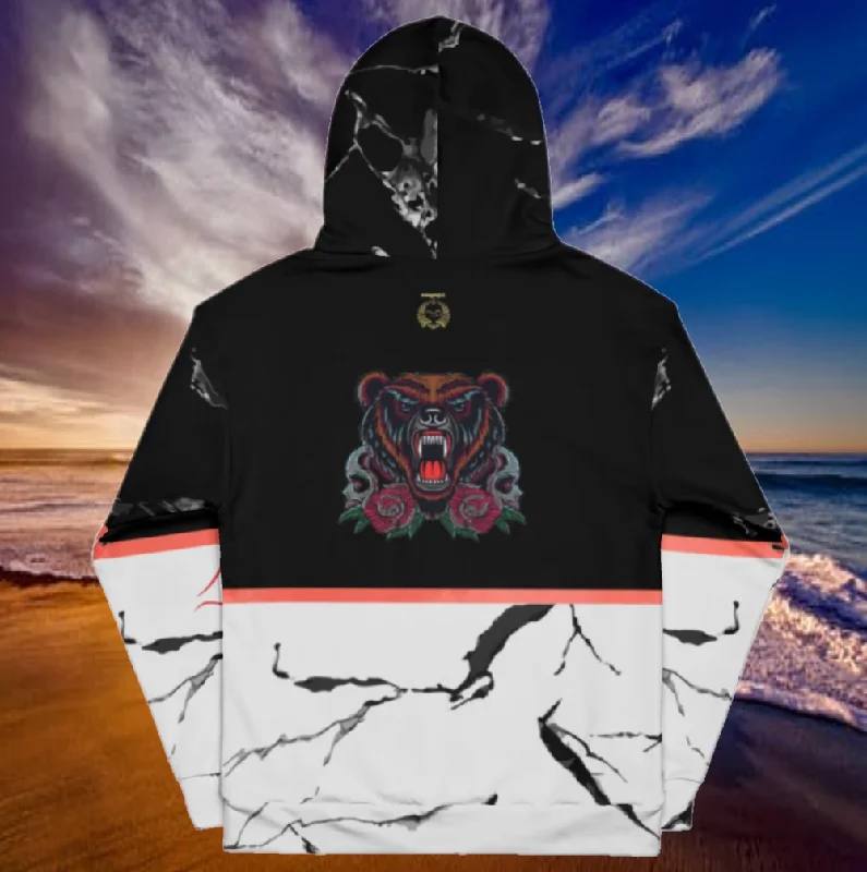Bear Back Hoodie Monochromatic All - in - one