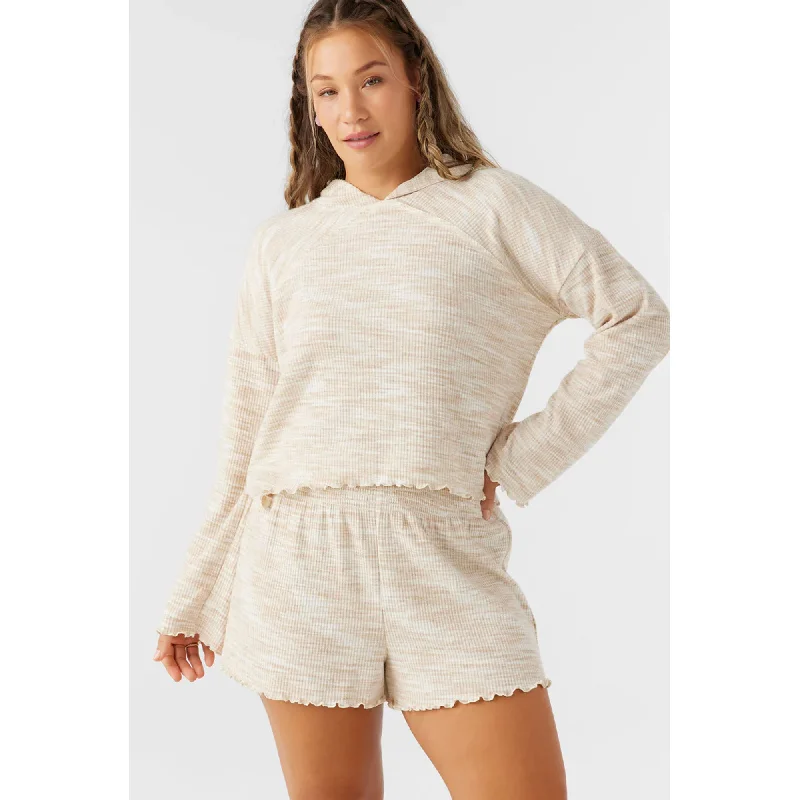 O'Neill Lodge Light Weight L/S Women's Hoodie - Winter White Elegant Women's Formal 