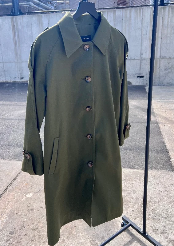 Trench Coat - Olive Green garde