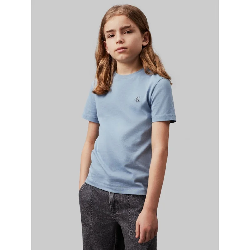 Calvin Klein Ck Black / Faded Blue 2-Pack Monogram T-Shirt Dynamic Women's High - energy