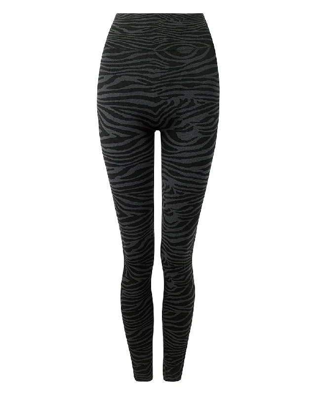 LUCID Leggings | Zebra Jacquard Bohemian Women's Free