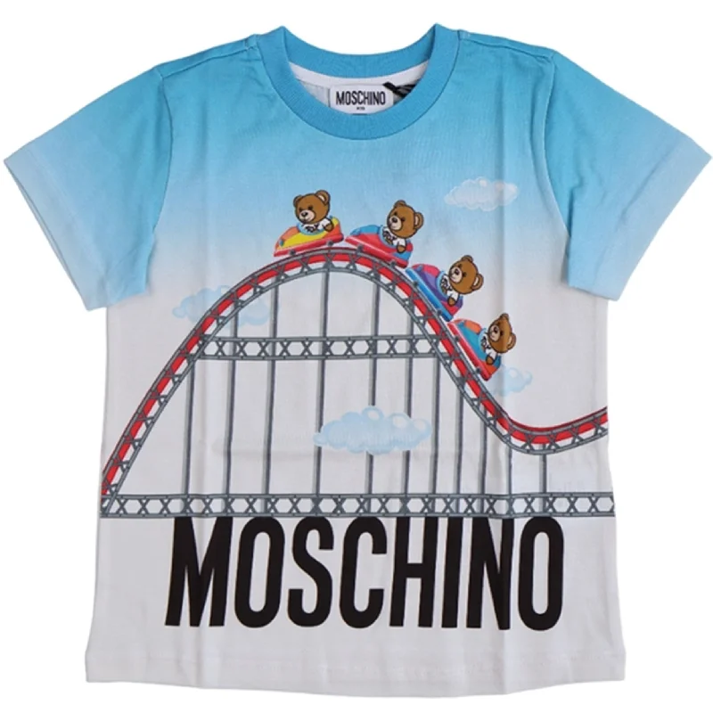 Moschino Optical White T-Shirt Modern Women's 