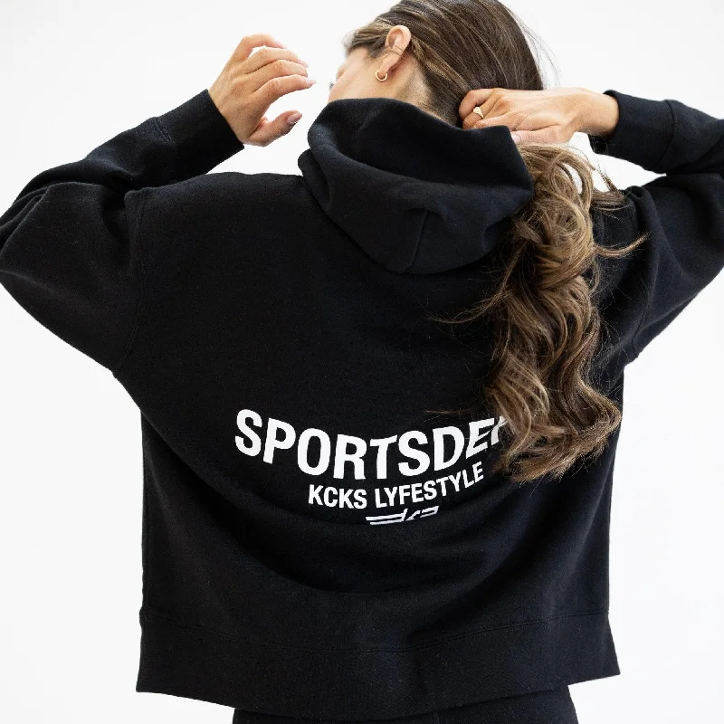 Sport Dep Relax Hoodie Laid - back Women's Style