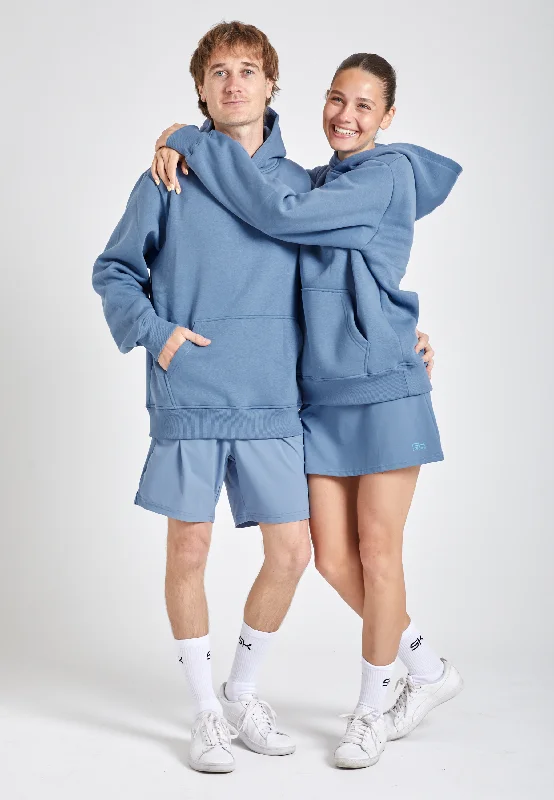 Hoodie unisex, grau blau Casual Women's Japanese 