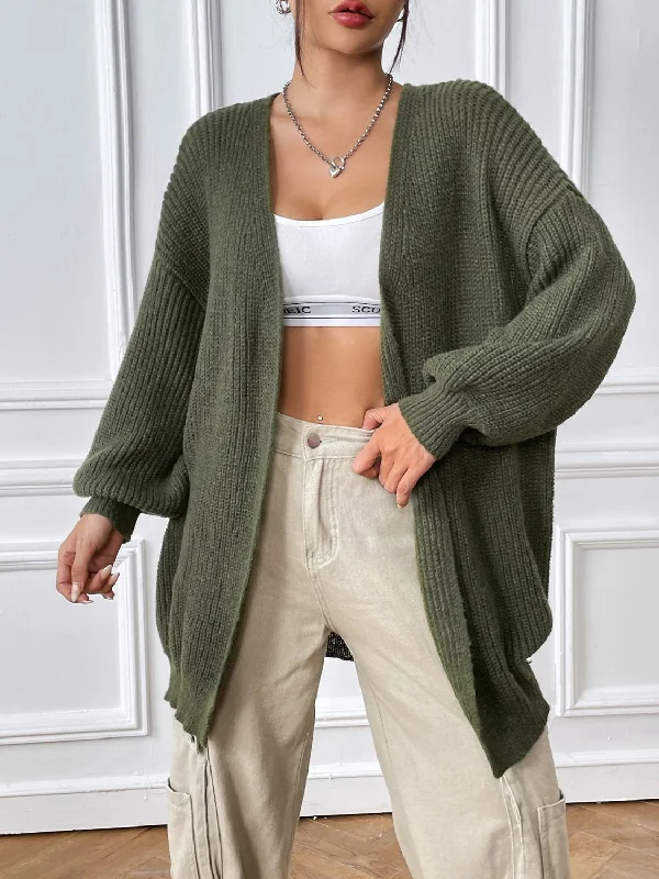 Open Front Long Sleeve Cardigan Artistic Women's Avant - 