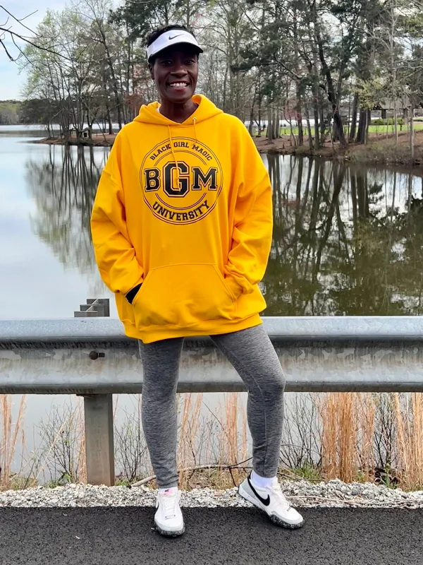 Black Girl Magic University Hoodie Relaxed Women's Beachy