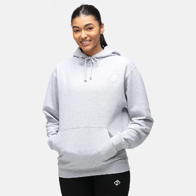 Heather Grey Diamond Hoodie Dapper Women's 1920S