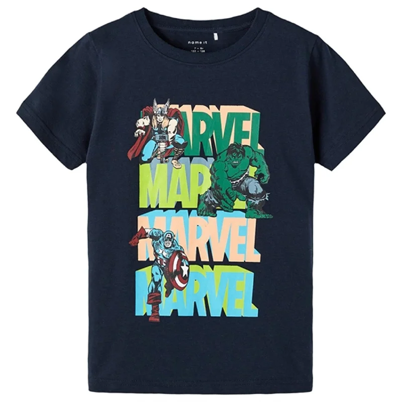 Name it Dark Sapphire Jiri Marvel T-Shirt Edgy Women's Punk