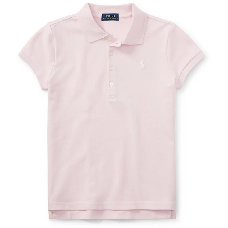 Polo Ralph Lauren Girl Polo T-Shirt Hint Of Pink Confident Women's High - fashion