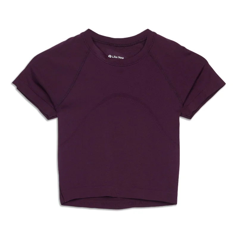 Swiftly Tech Cropped Short-Sleeve Shirt 2.0 - Resale Athletic Women's 