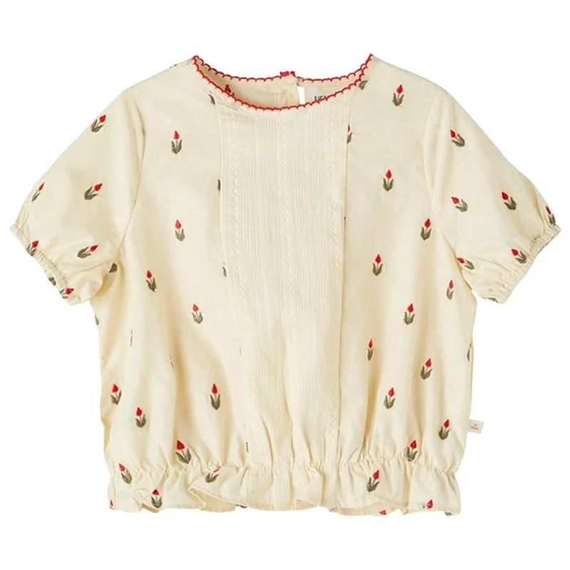 Lil'Atelier Turtledove Halma Loose Top Scandinavian