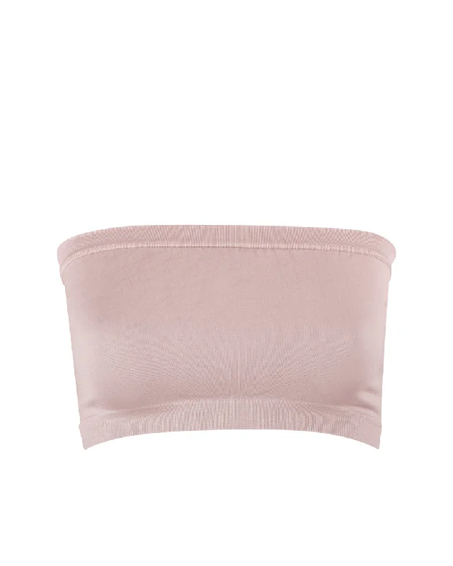 CAPTIVATING Bandeau Bra Top | Blush Sophisticated Women's Tailored