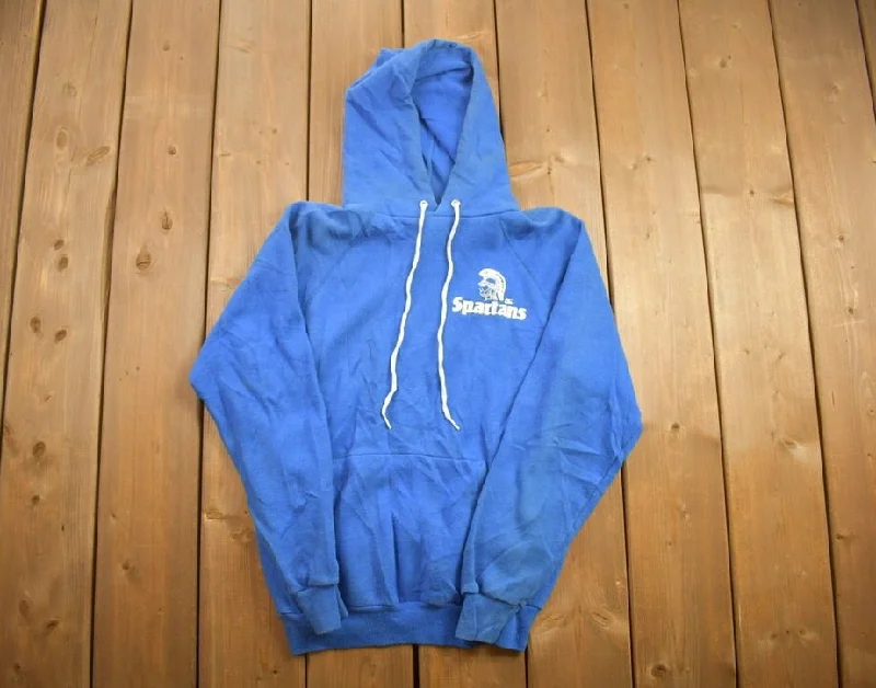 Vintage 1990s Hanes Spartans Graphic Hoodie Vintage Women's 1970S 