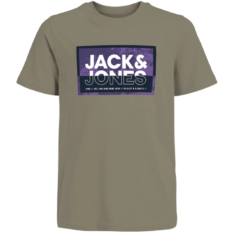 Jack & Jones Junior Silver Sage Cologan T-Shirt Crew Neck Sophisticated Women's Tailored Jack & Jones Junior Silver Sage Cologan T-Shirt Crew Neck Sophisticated Women's Tailored