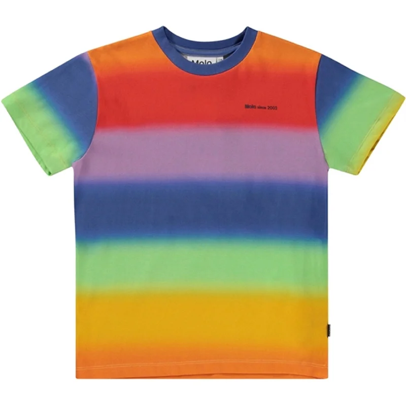 Molo Rainbow Spray Roxo T-Shirt Dynamic Women's Moto