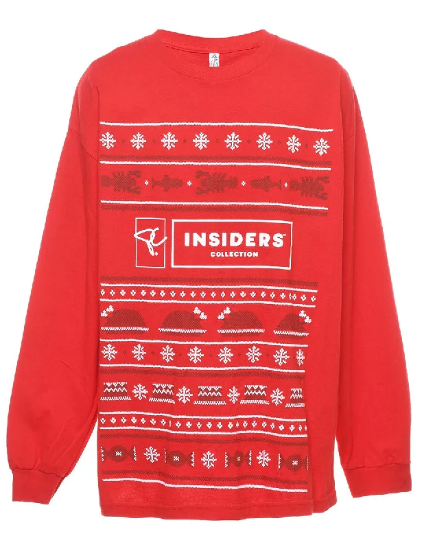 Festive Season Christmas Sweatshirt - XL Practical Women's Quick - dry