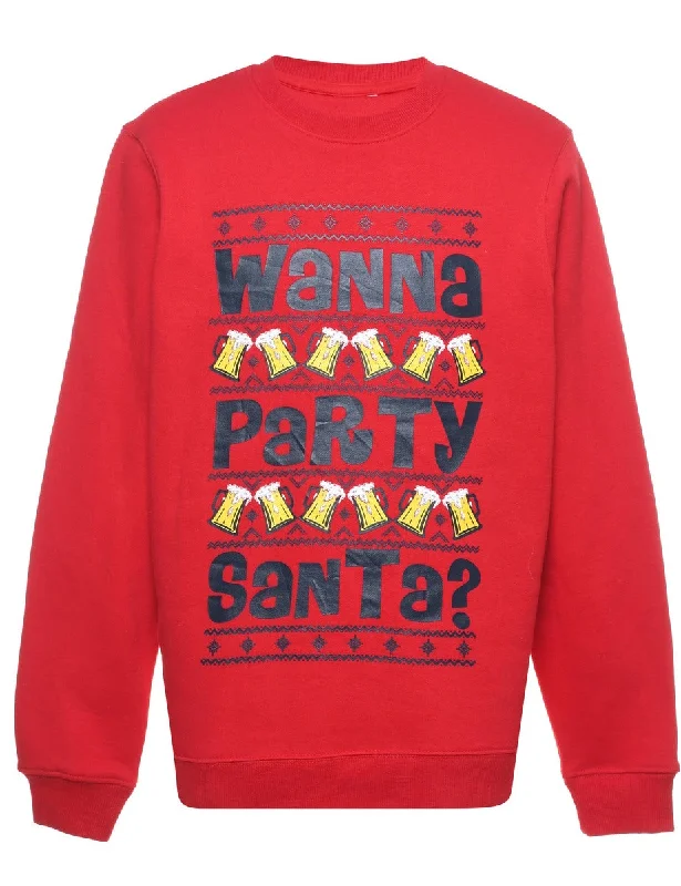 Festive Season Christmas Sweatshirt - M Adventure