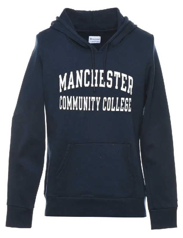 Champion Manchester Community College Hoodie - L Youthful Women's Pop