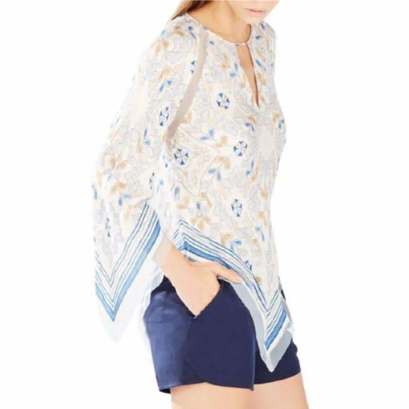 Elyza Print-Blocked Scarf Top Adventure