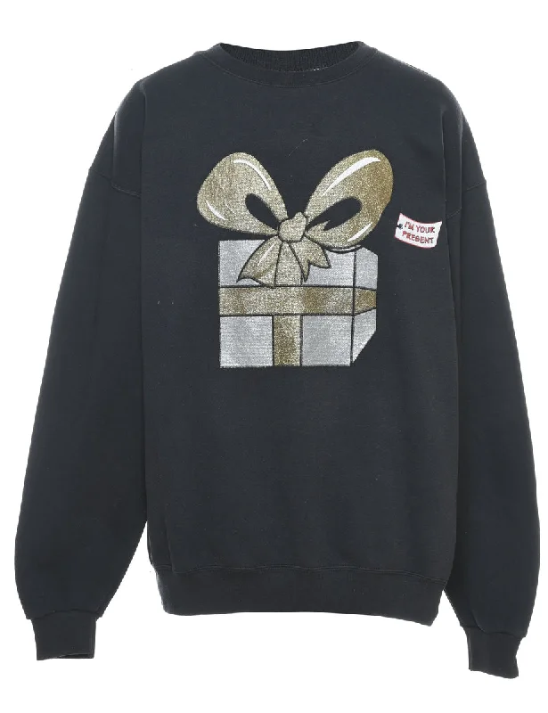 Festive Gifts Christmas Sweatshirt - L Women