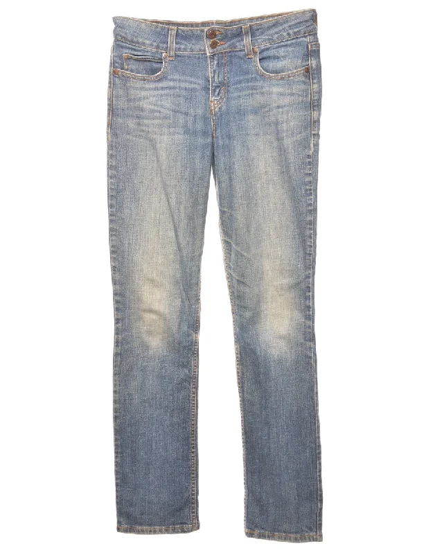 Straight Leg Levi's Faded Jeans - W29 L32 Modern Women's 