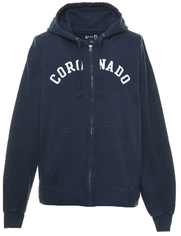 Navy Coronado Hoodie - L Sharp Women's Italian